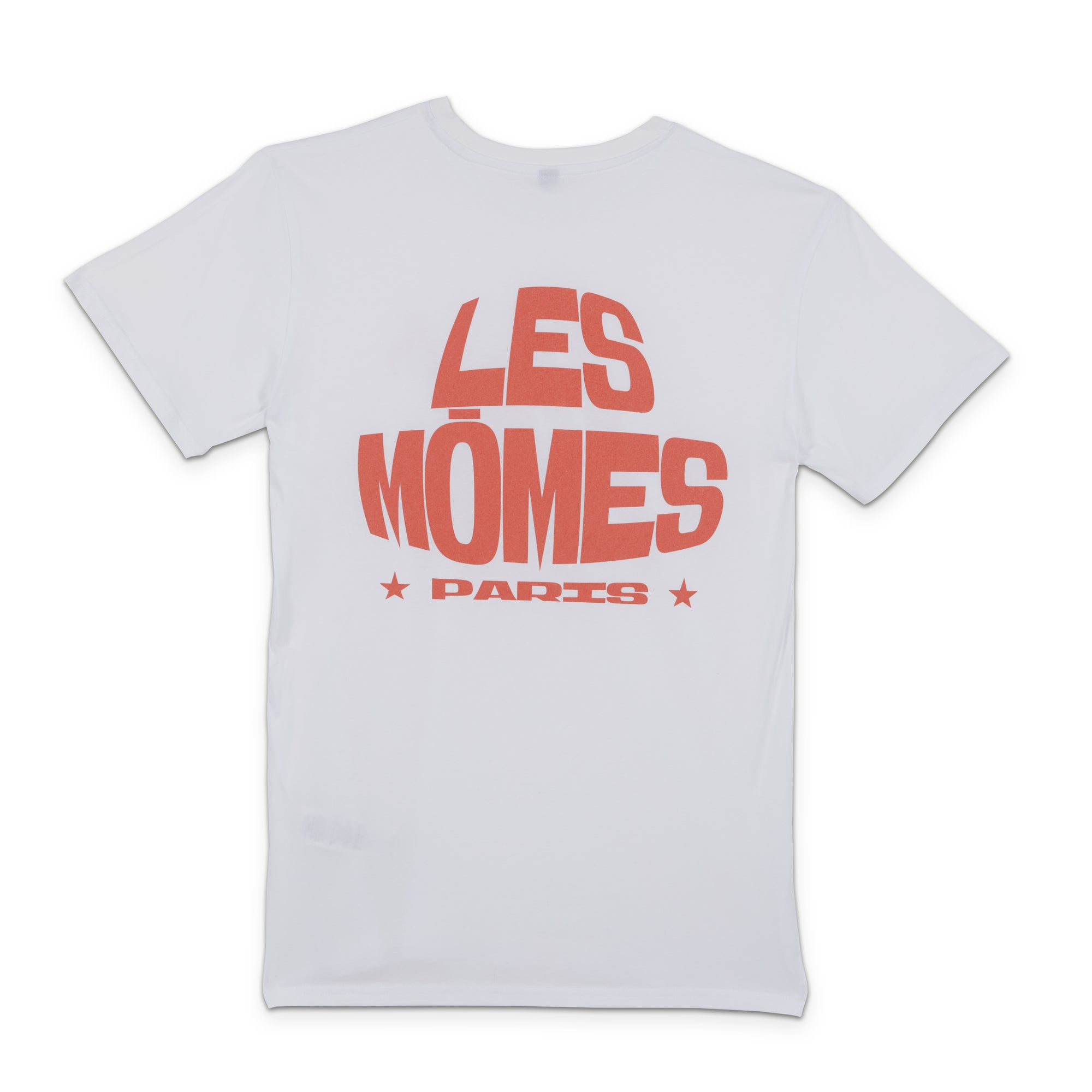 T-shirt Blanc "Les Mômes Paris" Logo Rouge