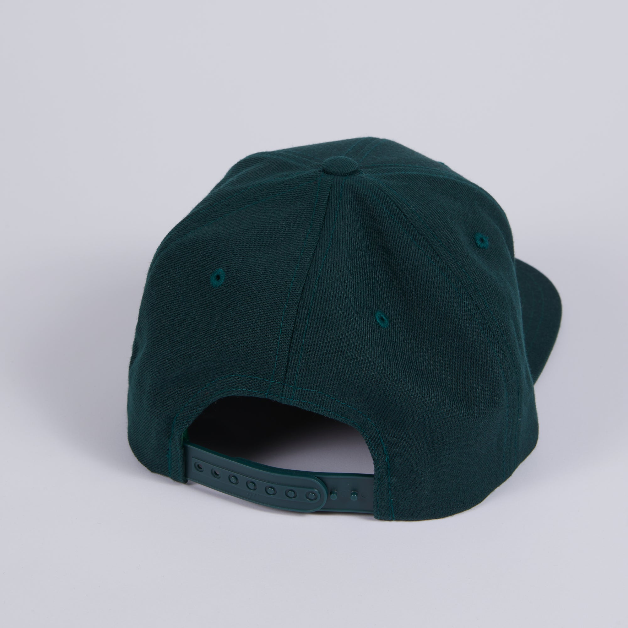 Casquette "snapback" verte