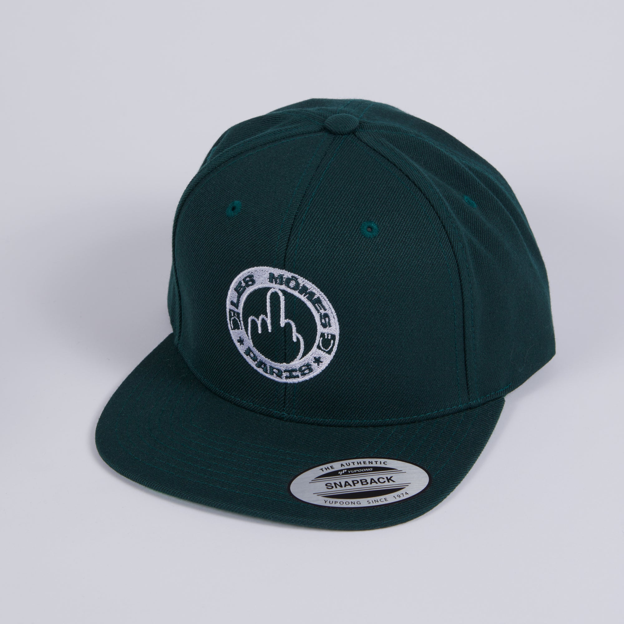 Casquette "snapback" verte