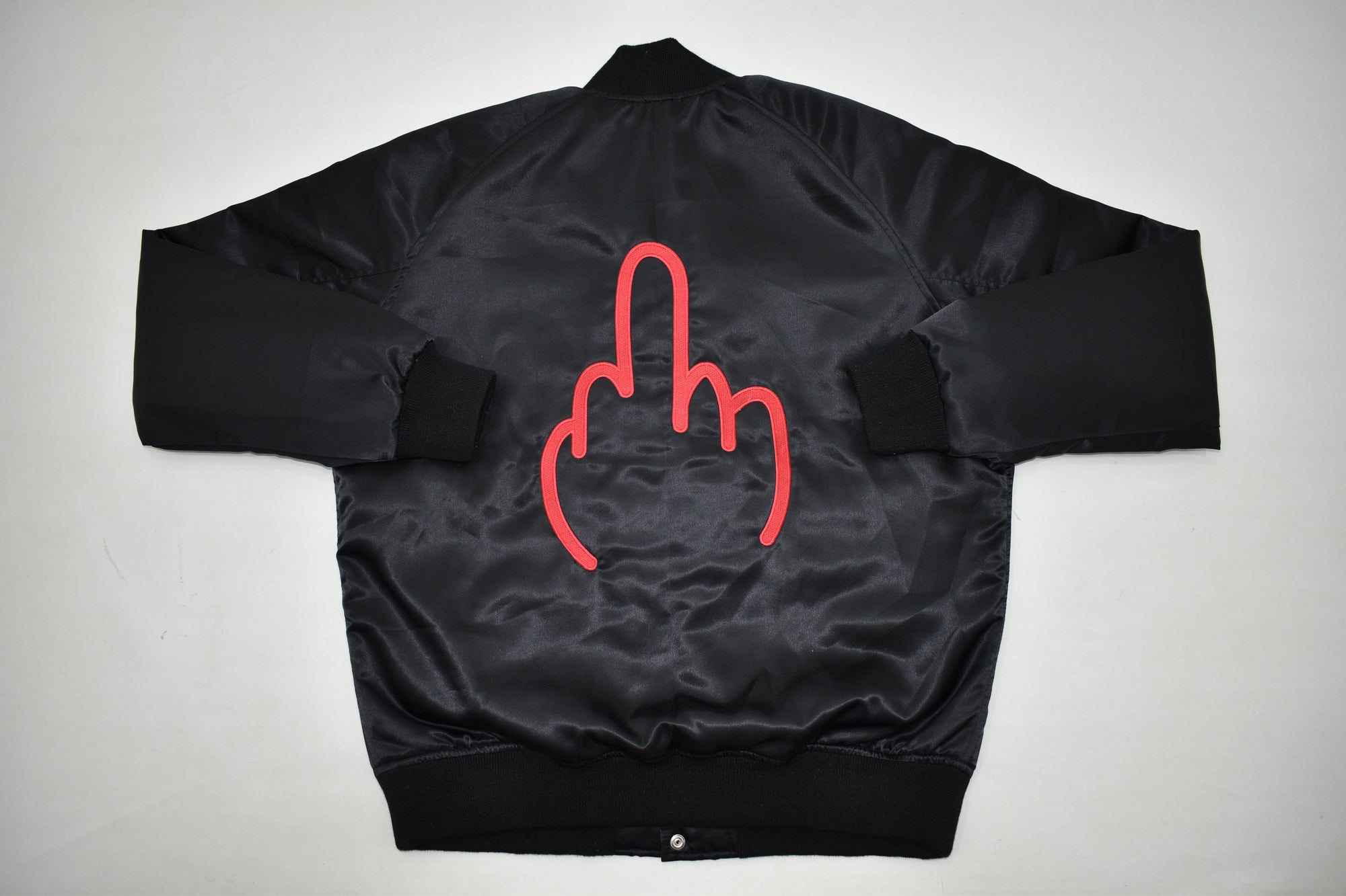 Veste noir "Fuck" rouge